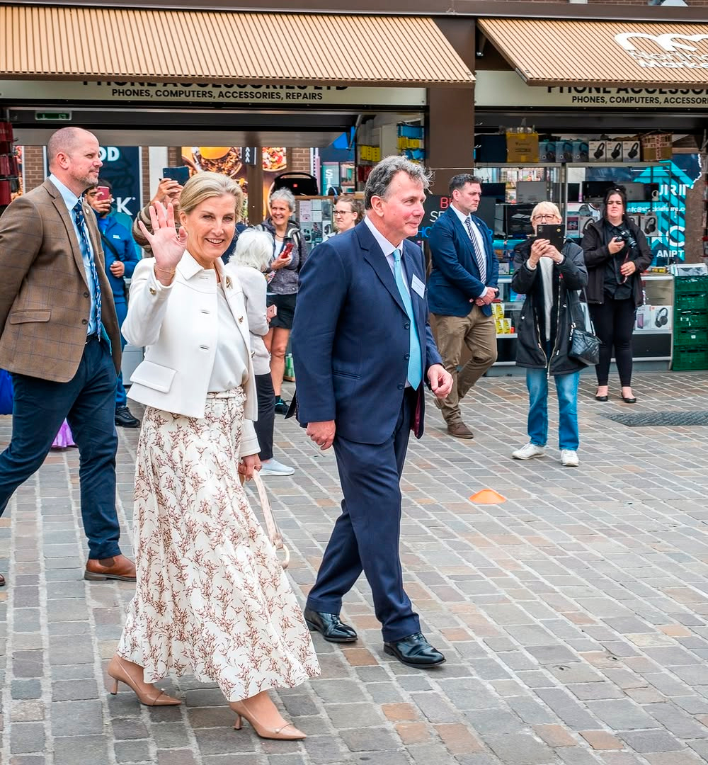 The Duchess of Edinburgh attends events in Northampton