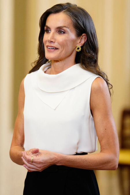 Queen Letizia's Black and White Style