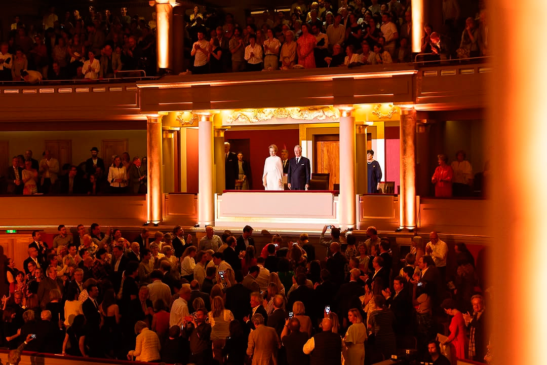 King Philippe and Queen Mathilde at the closing concert of the Queen Elisabeth Piano Competition 2025.