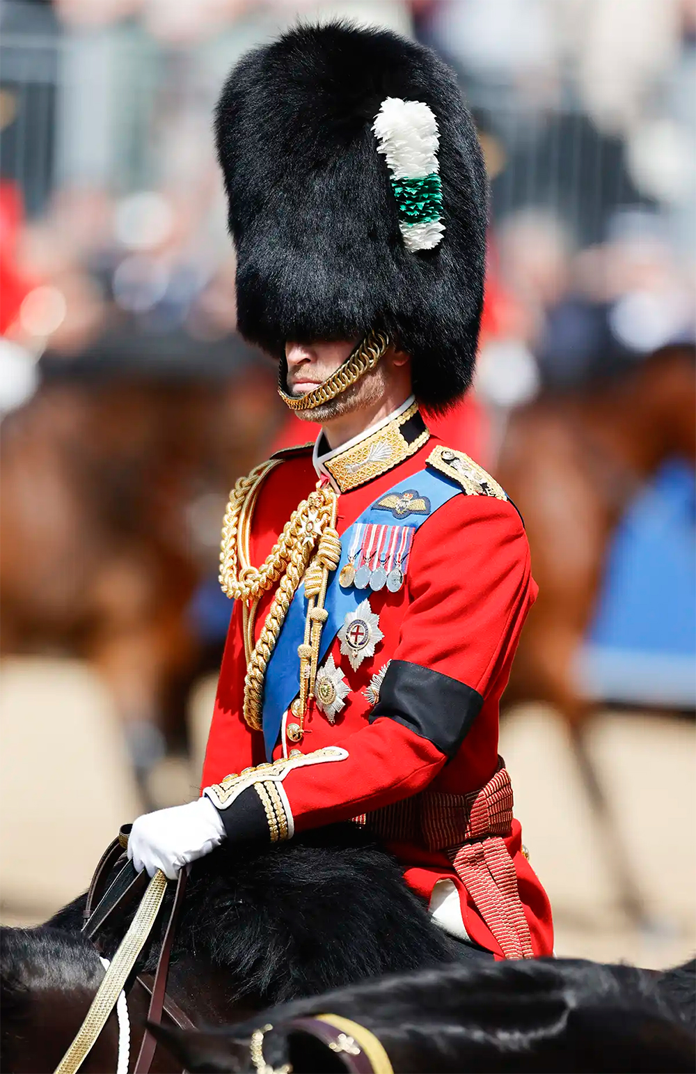 Prince William at Trooping the Colour 2025. 