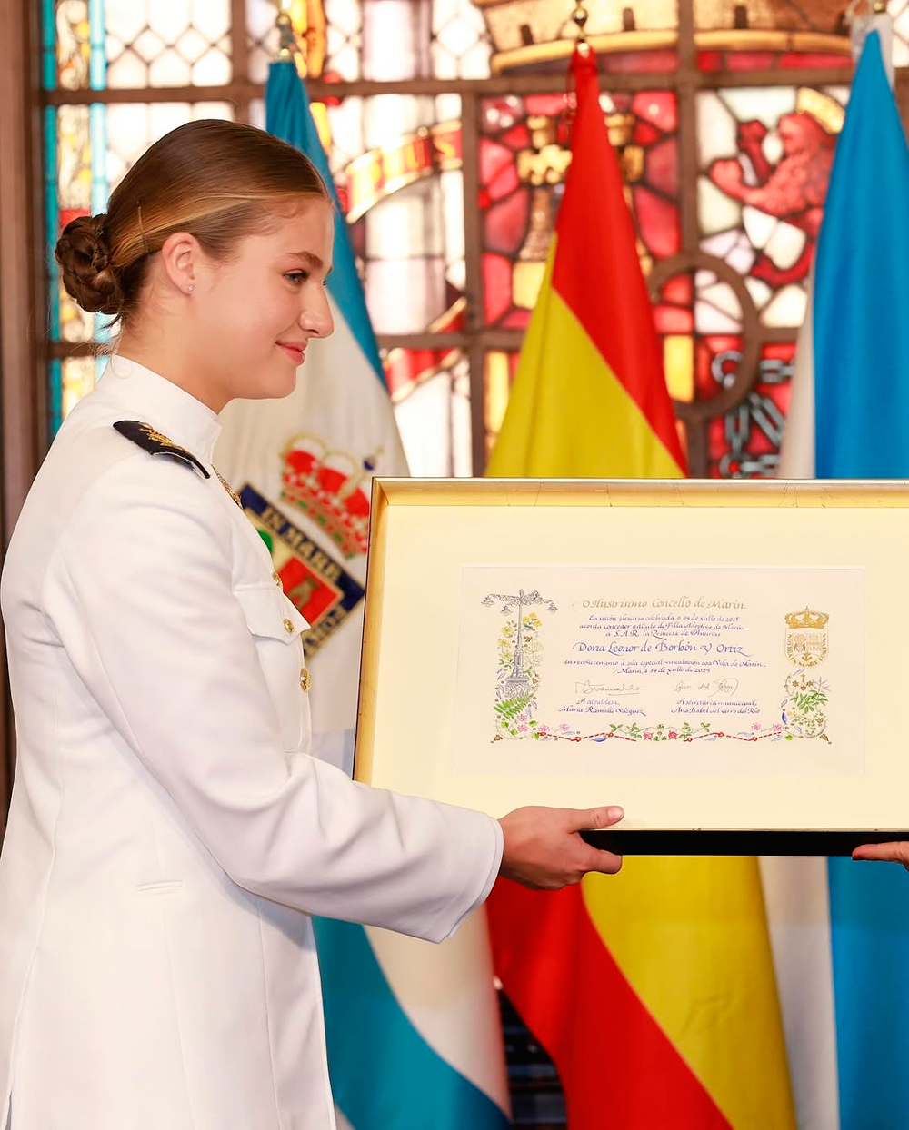 Leonor Named Honorary Daughter of Marín