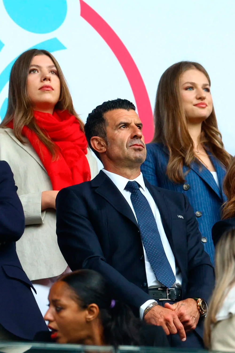 Leonor and Sofia's style at the Women's Euro Cup » Sofía of Borbón