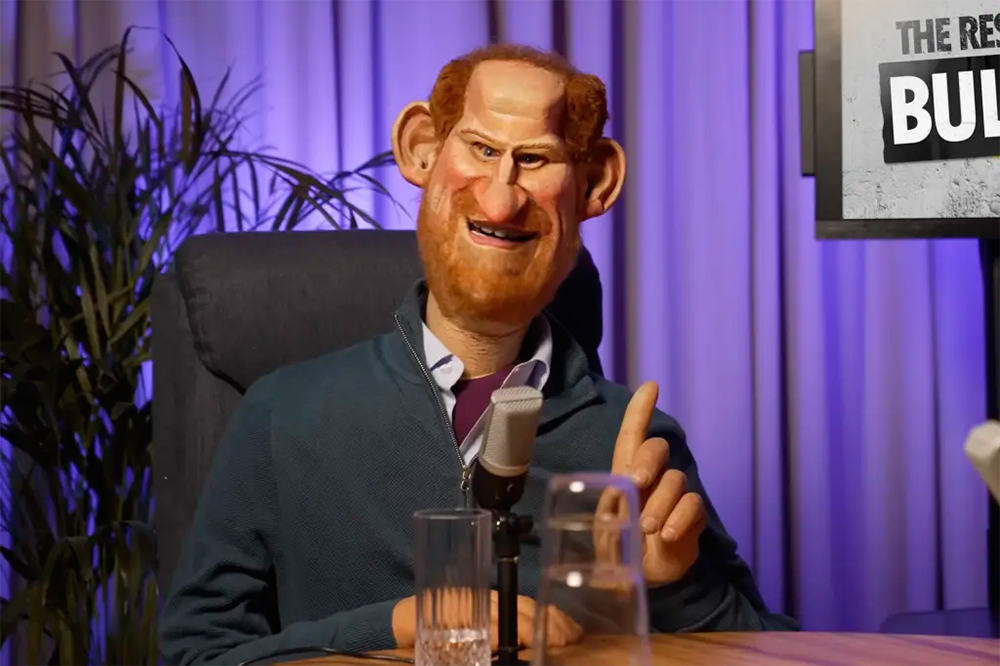 Prince Harry Mocked in Spitting Image