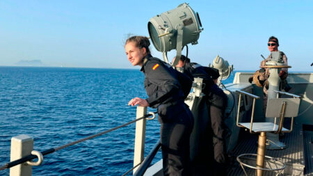 Photos of Princess Leonor on the Frigate Blas de Lezo