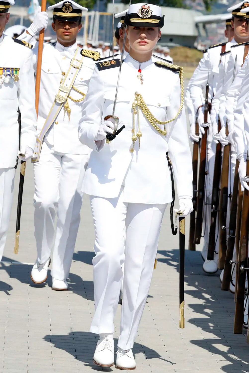 Princess Leonor receives the Grand Cross of Naval Merit