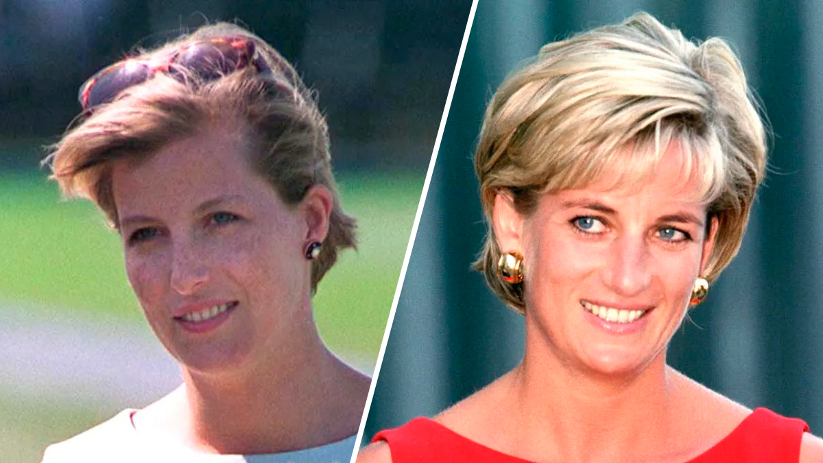 Sophie, the Duchess of Edinburgh and Princess Diana