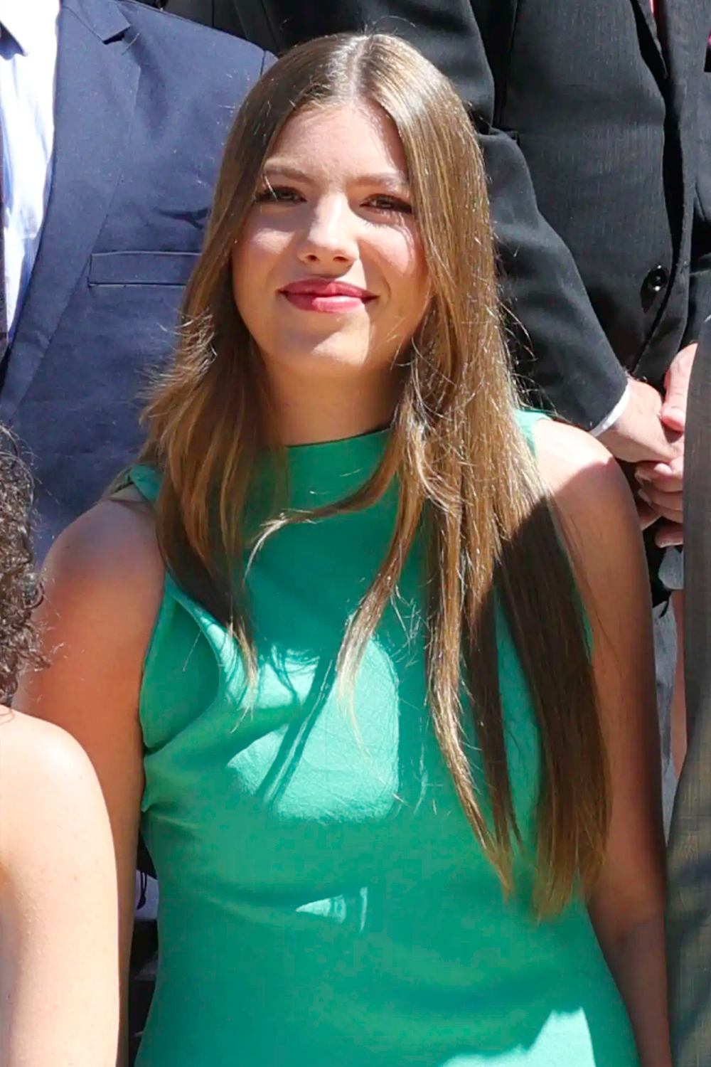 Infanta Sofia reappears at the Zarzuela Palace