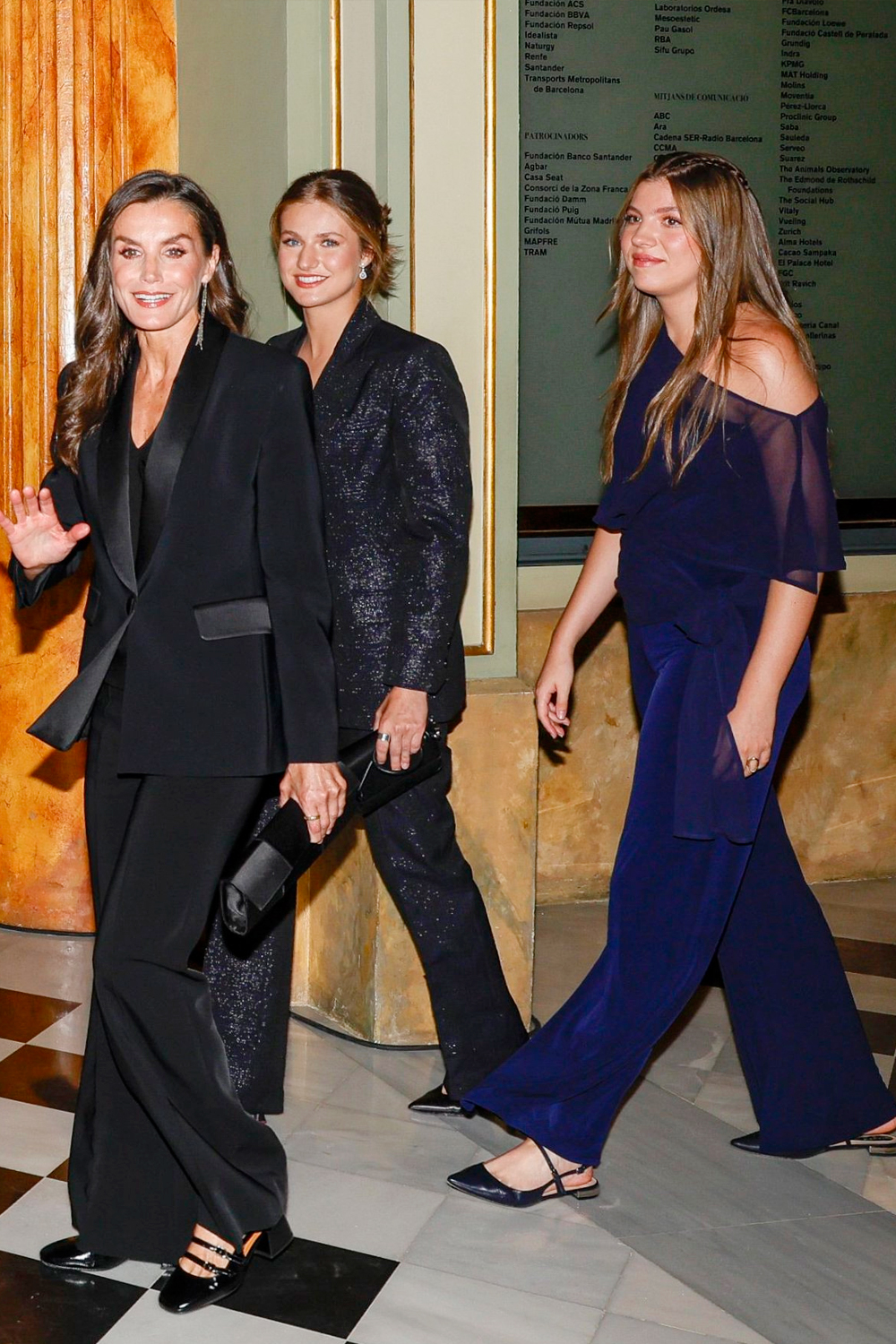 The style of Letizia, Leonor, and Sofia at the Princess of Girona Awards
