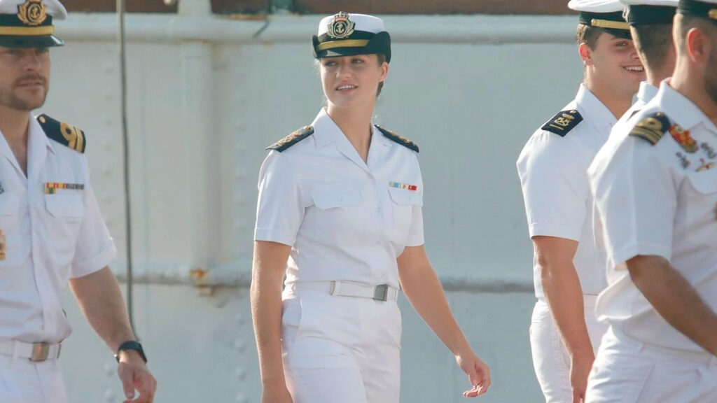 Princess Leonor Arrives in Ferrol
