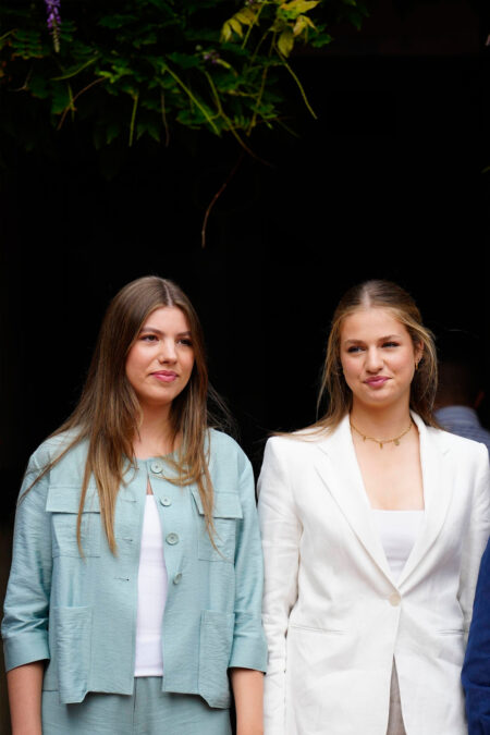 Princess Leonor and Sofía in Sant Martí Vell