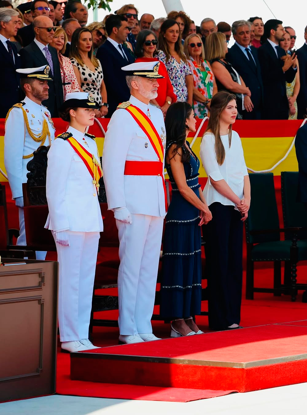 The Spanish royal family reunites in Galicia