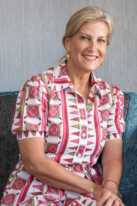 Duchess of Edinburgh in Floral Lexy London Dress