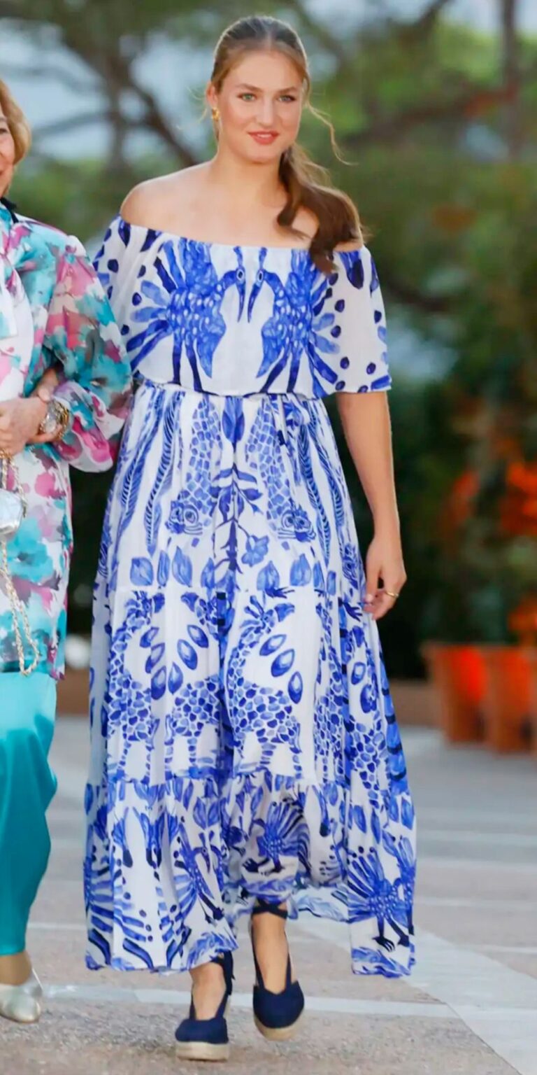 Royal Princess Casual Outfits: Mediterranean Floral Dress & Espadrilles » Pin Posts