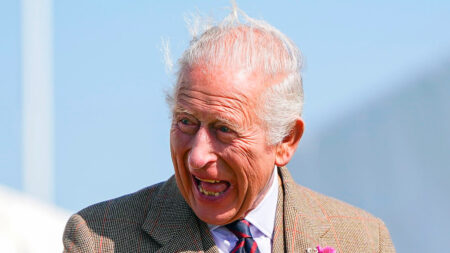 King Charles with a Cane at the 2025 Mey Highland Games