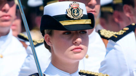 Princess Leonor at the Air Force Academy