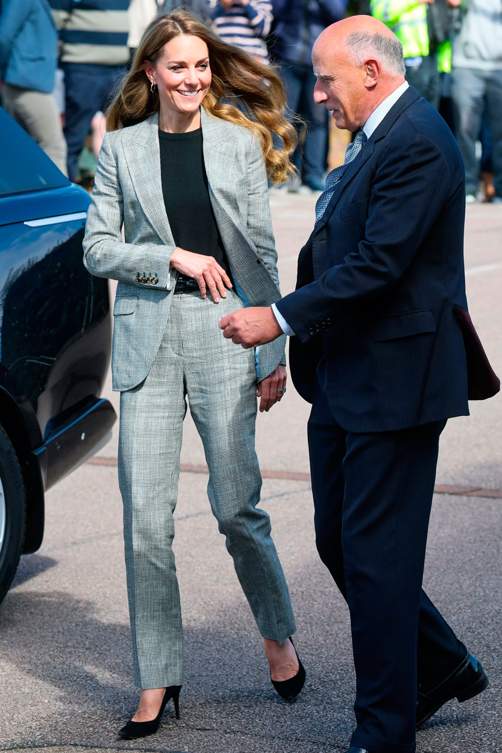 Kate Middleton in a Bella Freud Suit