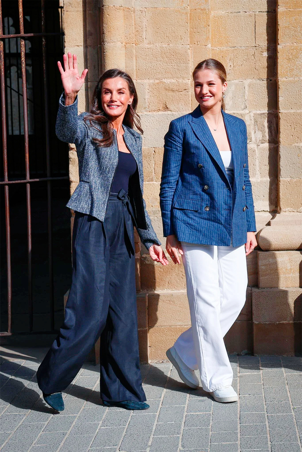 Queen Letizia and Princess Leonor
