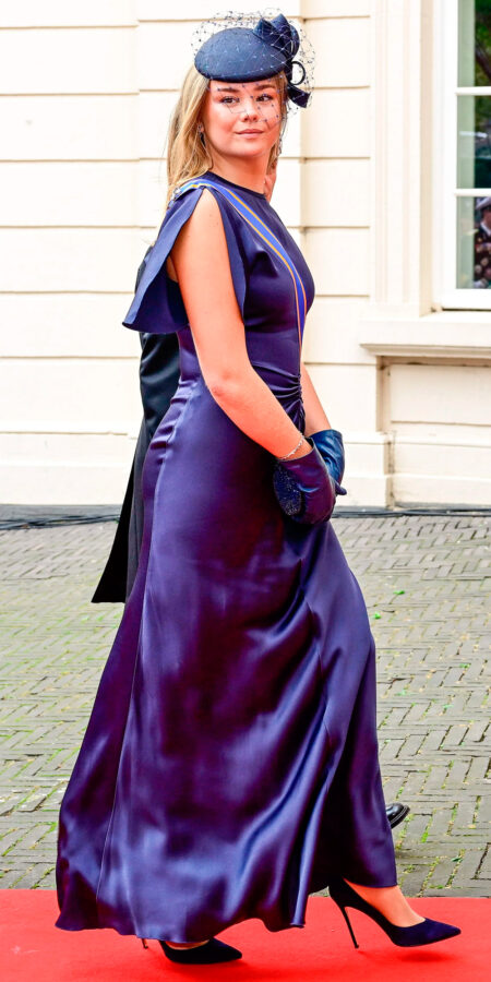 Maxi Dress Outfit Ideas: Princess Ariane’s Navy Blue Formal Gown » Pin Posts
