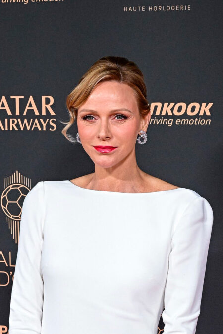 Princess Charlene's style at the Ballon d'Or 2024 Ceremony