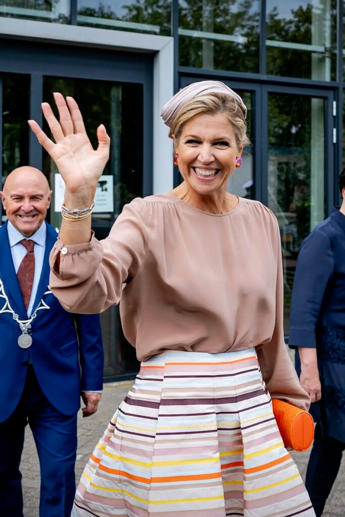 Queen Maxima's Style at Waste-Free Week in Veghel