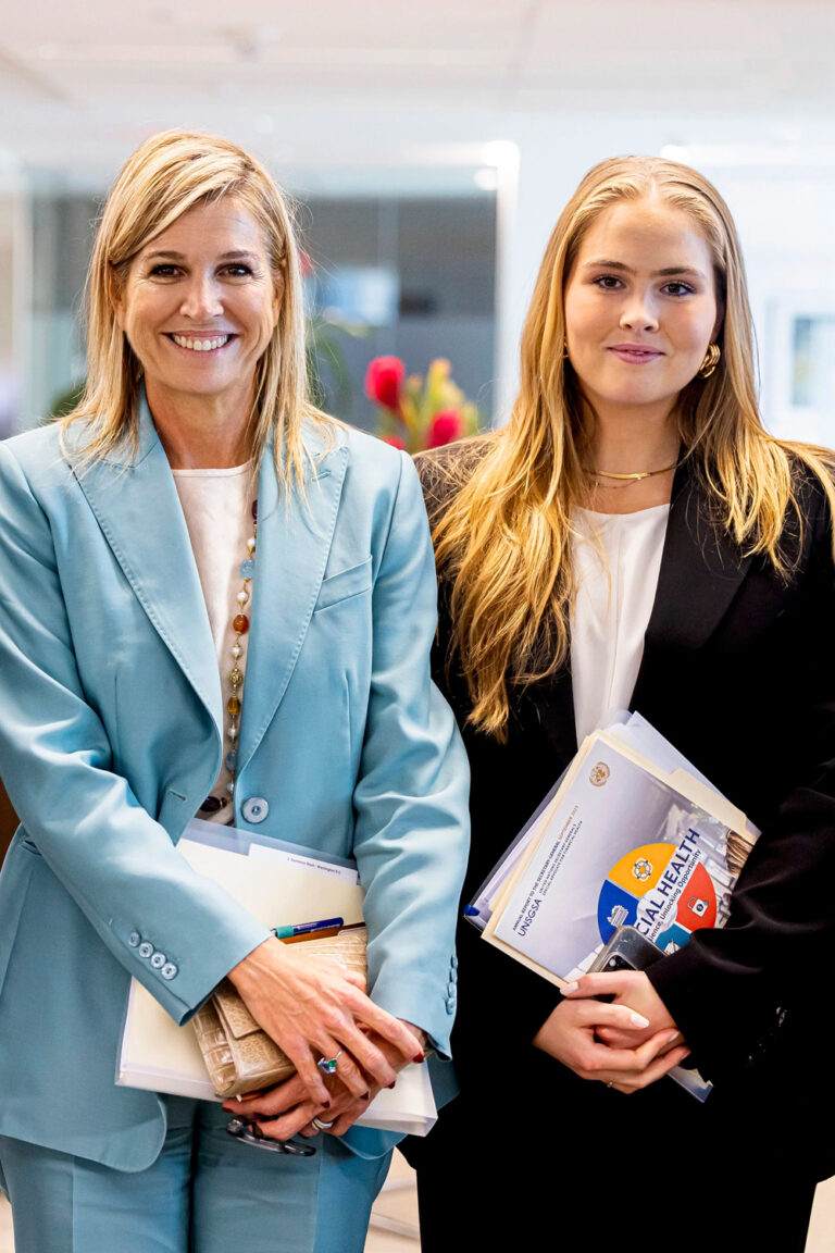 Queen Maxima and Princess Amalia shine in New York Queen Maxima and Princess Amalia in New York