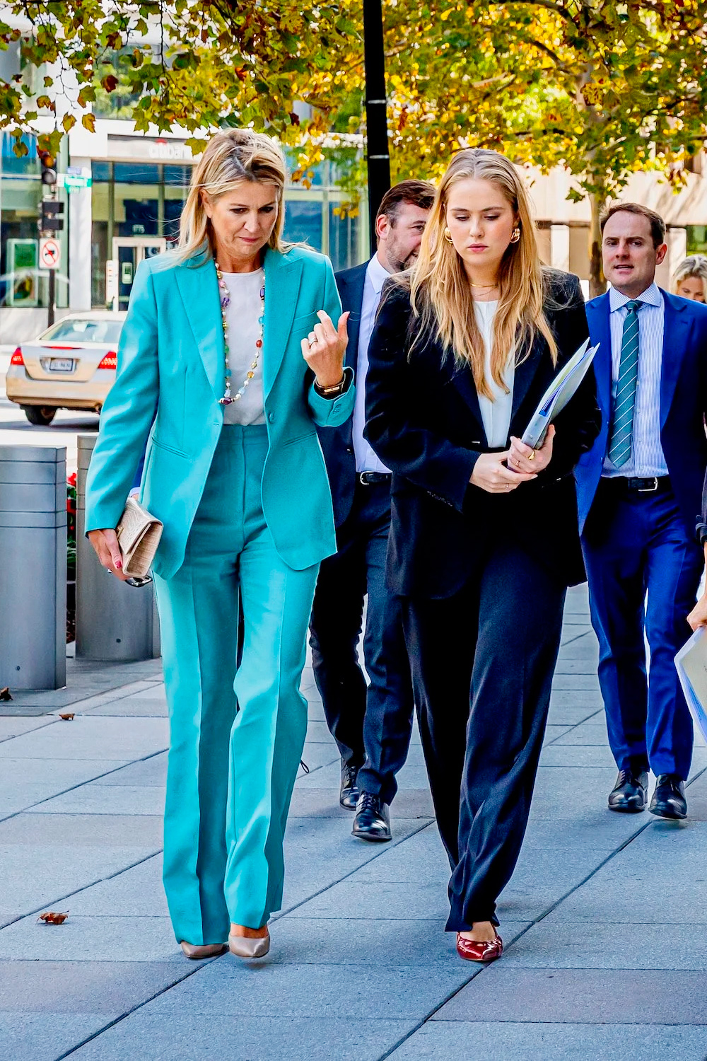 Queen Maxima and Princess Amalia in New York
