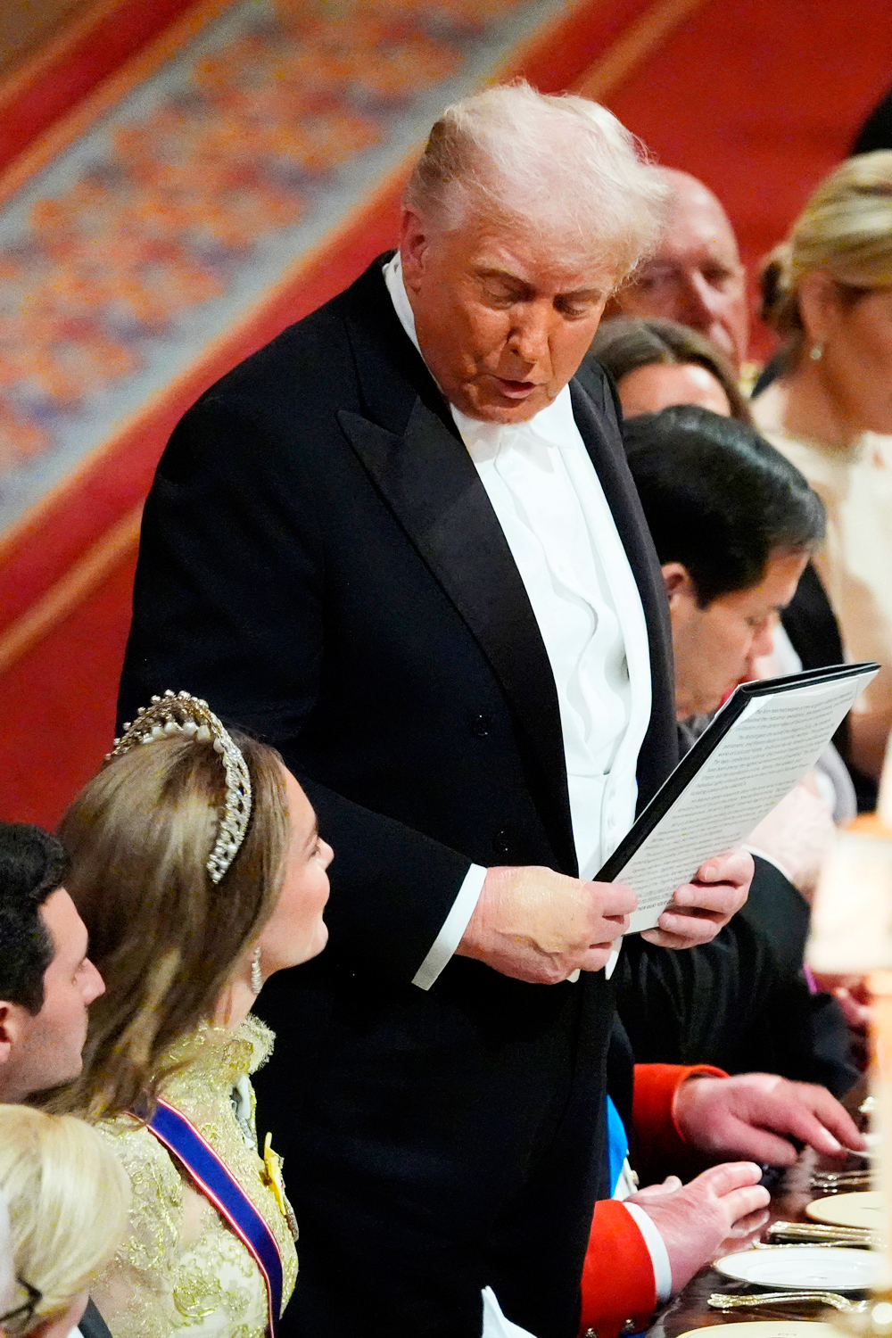 Donald Trump praised Princess Kate in his speech at the state banquet.