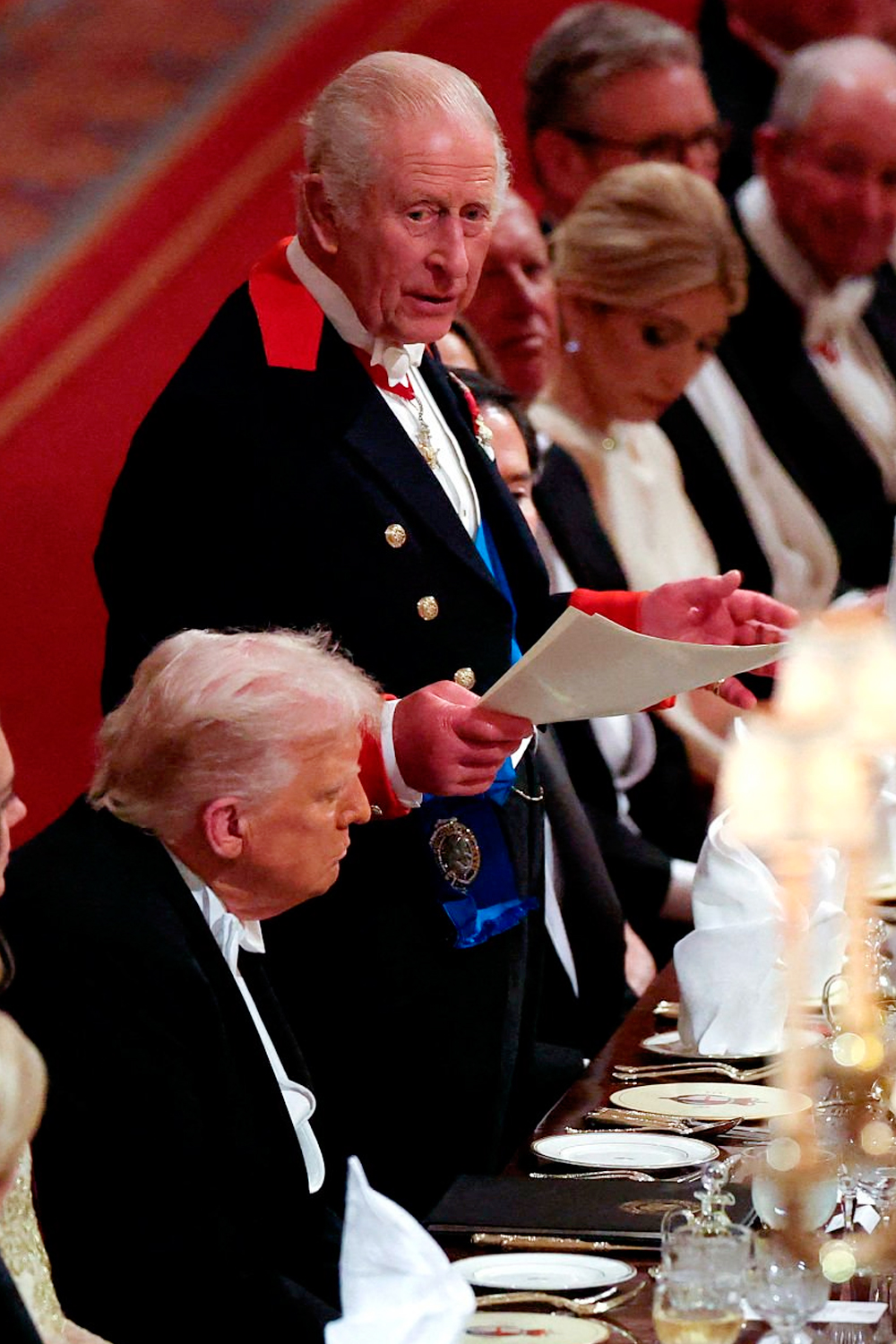 King Charles speech Donald Trump