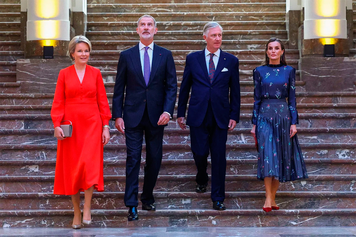 Spanish Royals Reunite with Belgian Kings in Brussels