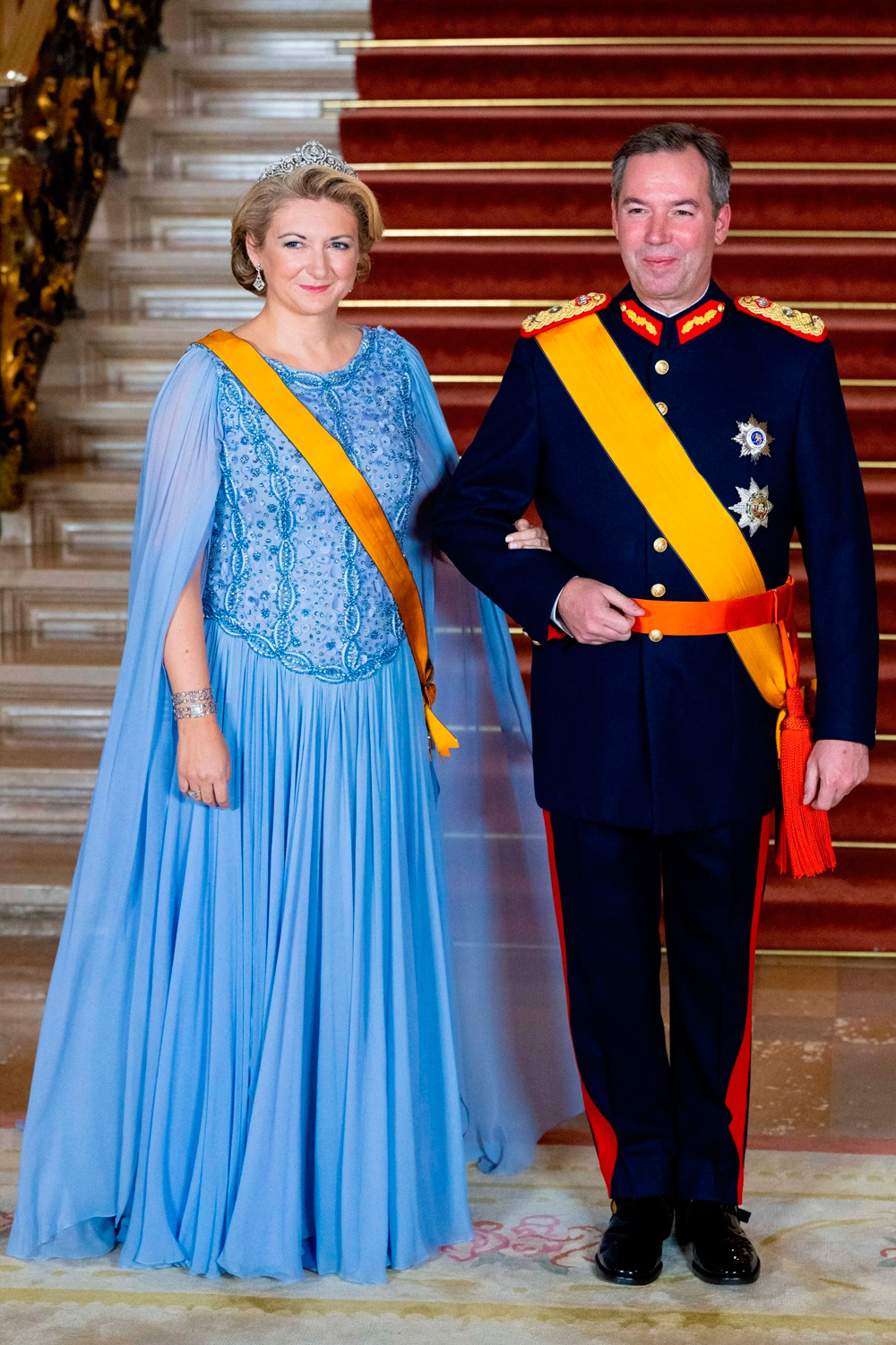 Grand Duke Guillaume V and Grand Duchess Stéphanie of Luxembourg