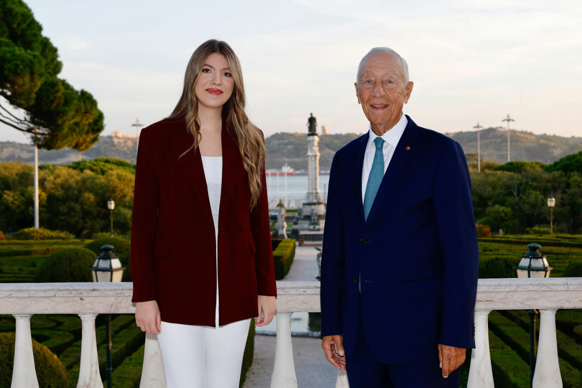 Infanta Sofia meets Portugal’s president in Lisbon