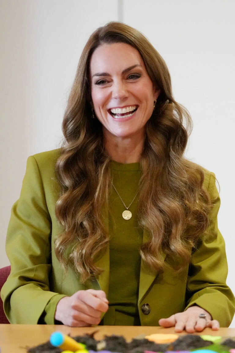 Kate Middleton Chooses Victoria Beckham Olive Suit During Royal Engagement Kate Middleton’s Olive Suit