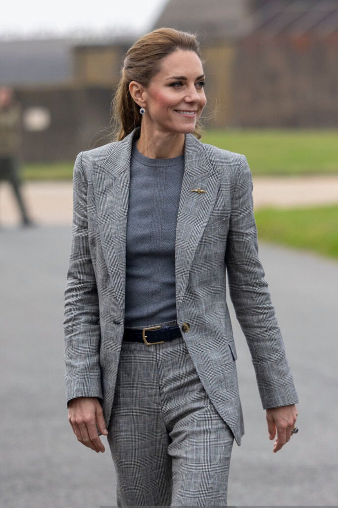 Kate Middleton's Style During Her Visit to RAF Coningsby