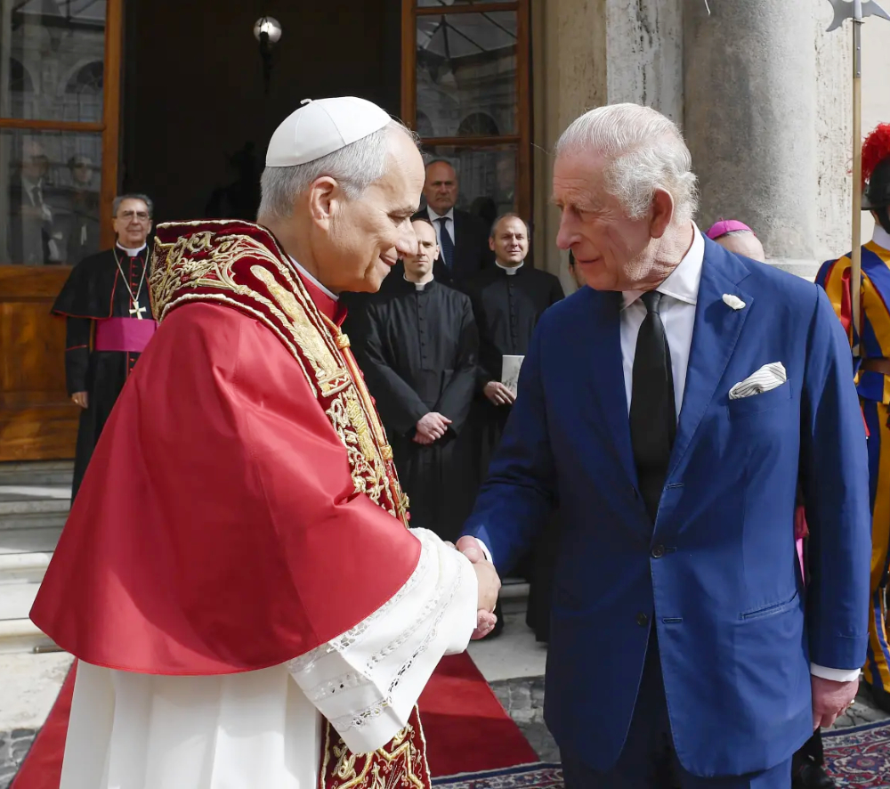 King Charles and Pope Leo prayed together in the Sistine Chapel