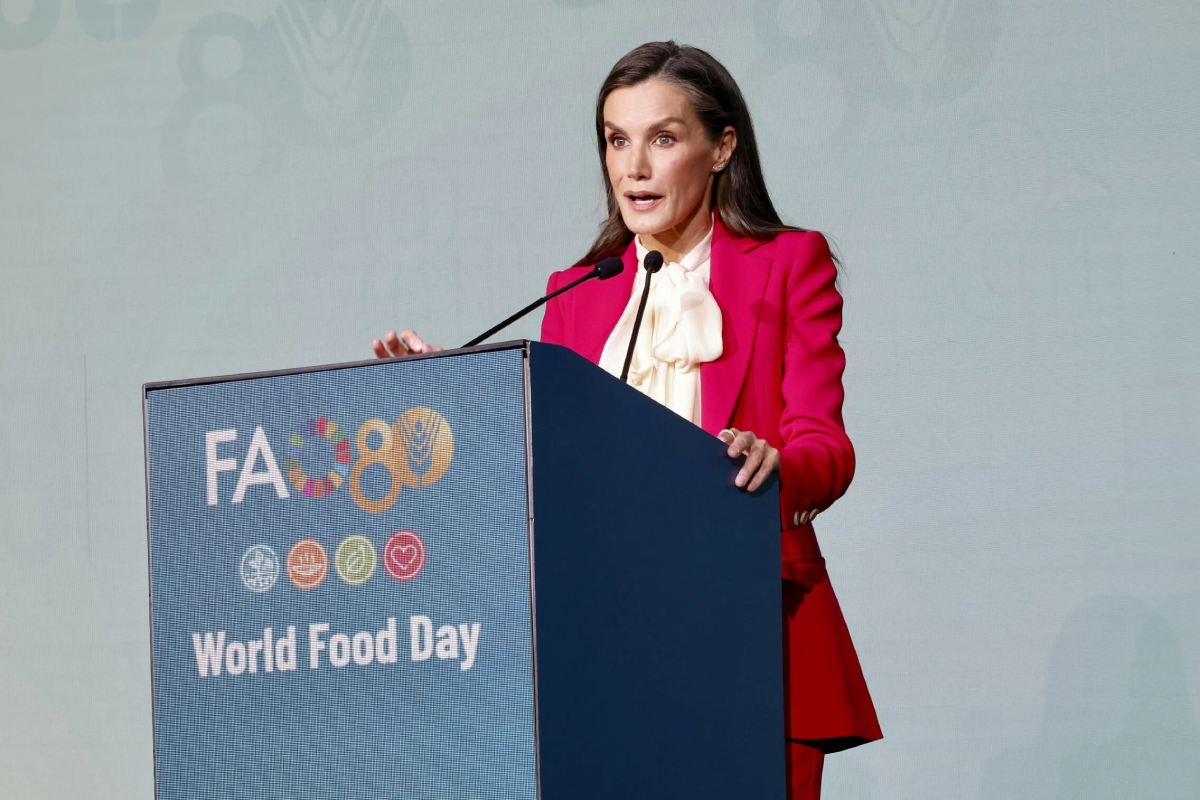 Queen Letizia attends the FAO’s World Food Day Forum in Rome 