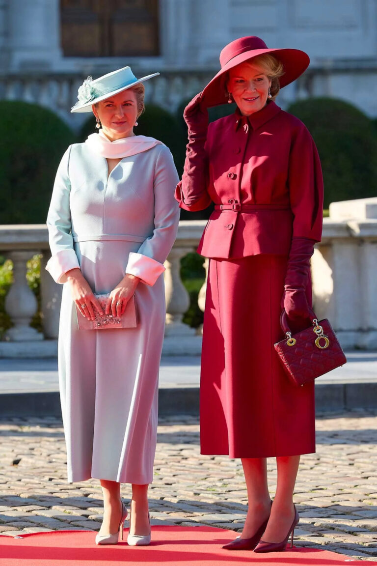 From Dior to Safiyaa: The Royal Fashion Dialogue Between Mathilde and Stéphanie Queen Mathilde and Grand Duchess Stéphanie's Style