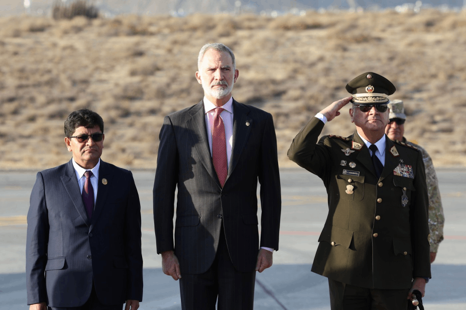 Felipe upon his arrival in Arequipa, Peru.