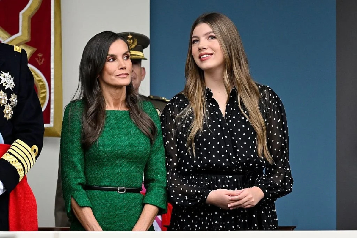 Queen Letizia and Infanta Sofia's Style on Hispanic Day