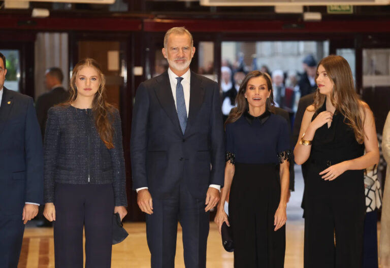 The Spanish Royal Family Reunites in Oviedo for the Princess of Asturias Concert Spanish Royals Family at Princess of Asturias Concert