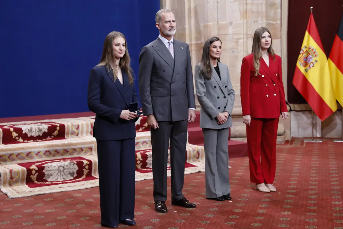 Princess Leonor, King Felipe, Queen Letizia and Infanta Sofia.
