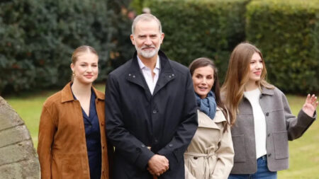 Spanish Royal Family's Autumn Style in Valdesoto