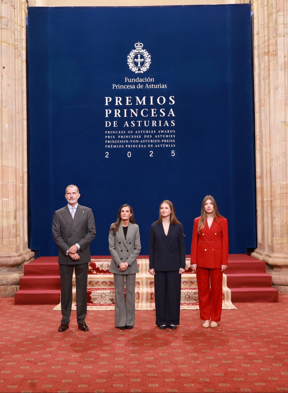 The Spanish royal family gathered in Oviedo for the traditional Princess of Asturias pre-award audiences