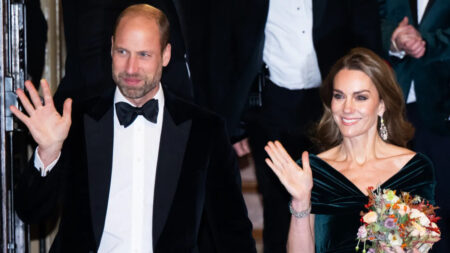 Kate Middleton and Prince William at the Royal Variety Performance