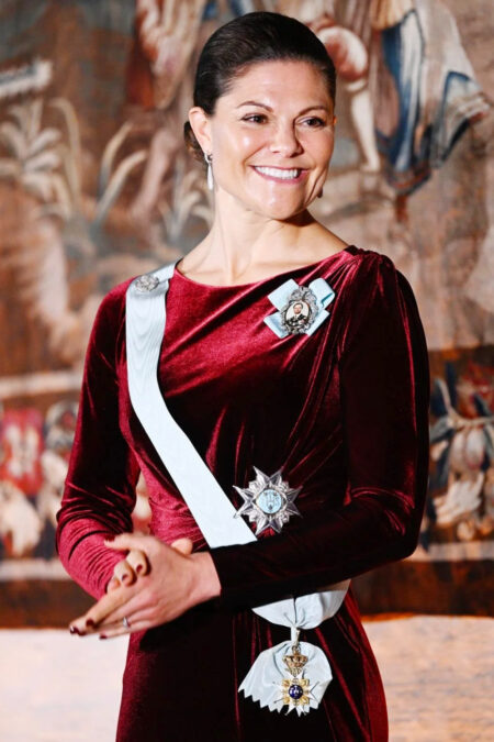 Princess Victoria's style at the Gustav Adolf Academy gala.