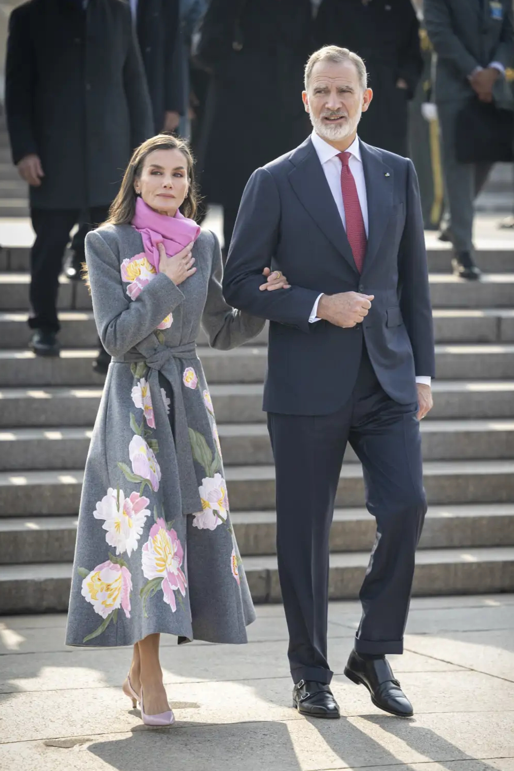 King Felipe and Queen Letizia were welcomed with honors in Beijing.