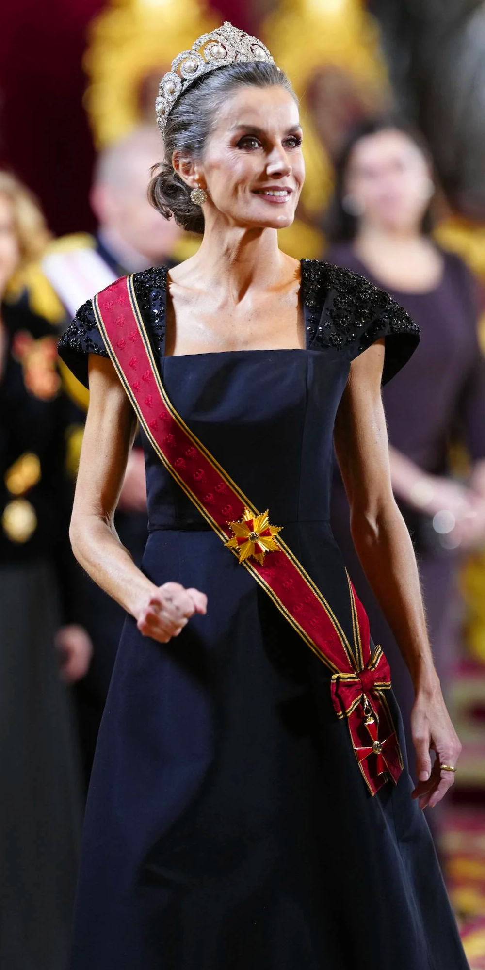 Cartier Tiara Returns in Queen Letizia’s Gala Look