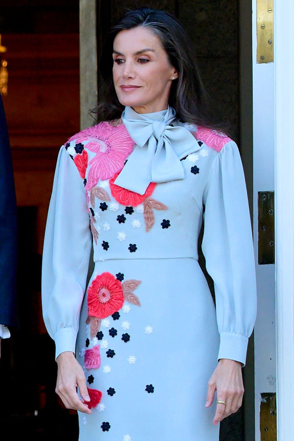 Queen Letizia Revives Iconic Pertegaz Dress