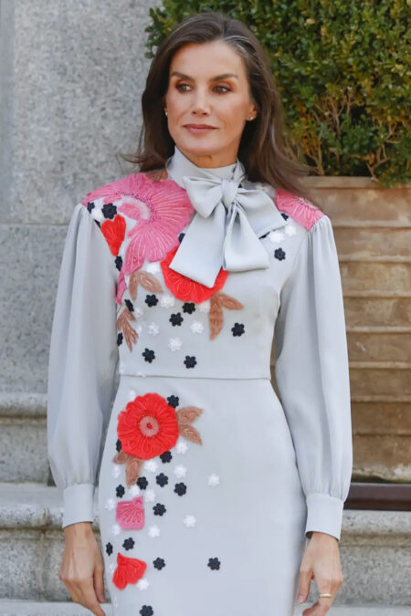 Queen Letizia’s Style During the Sultan of Oman’s Visit
