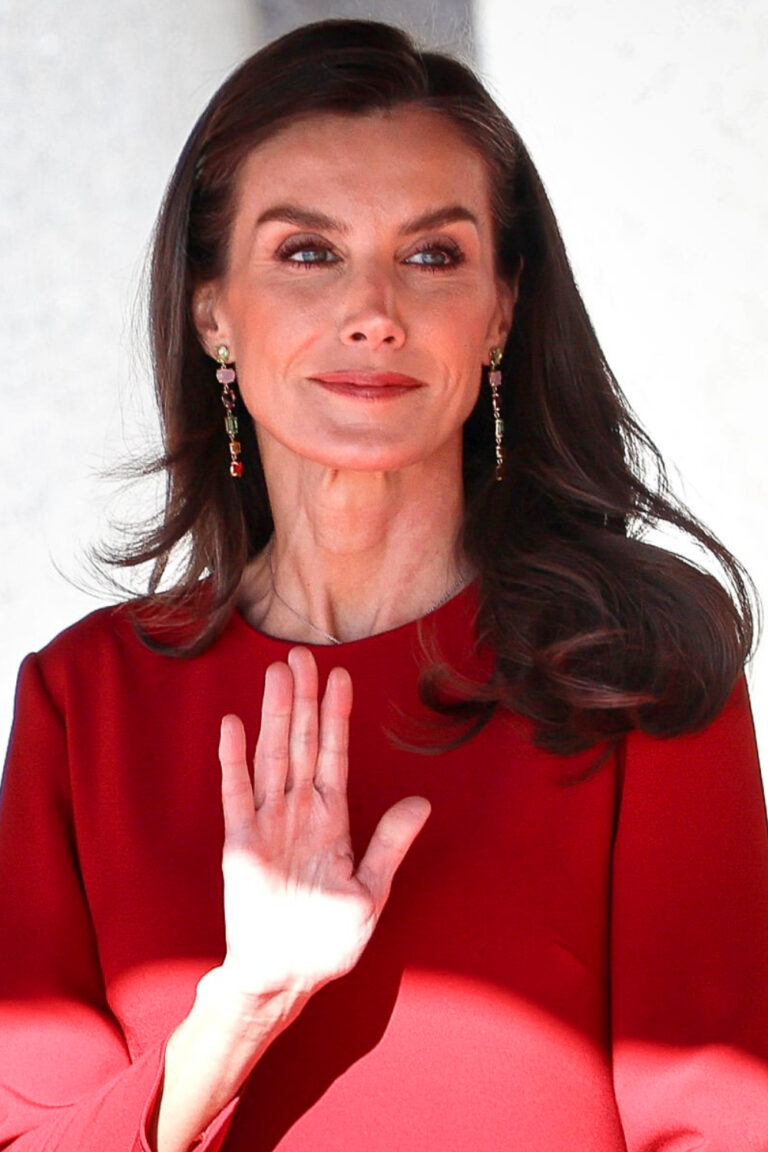 A Vibrant Red Ensemble Highlights Queen Letizia’s Style During the Royal Welcome for Germany’s President Queen Letizia's style at the Welcome for Germany’s President