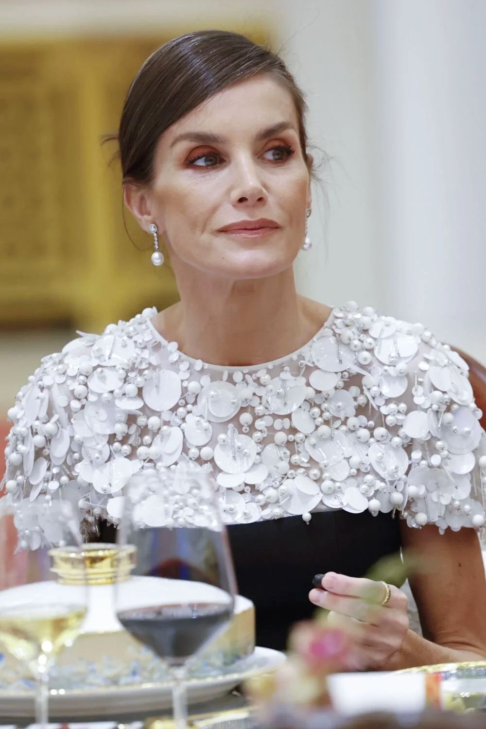 Queen Letizia repeated a stunning Carolina Herrera dress